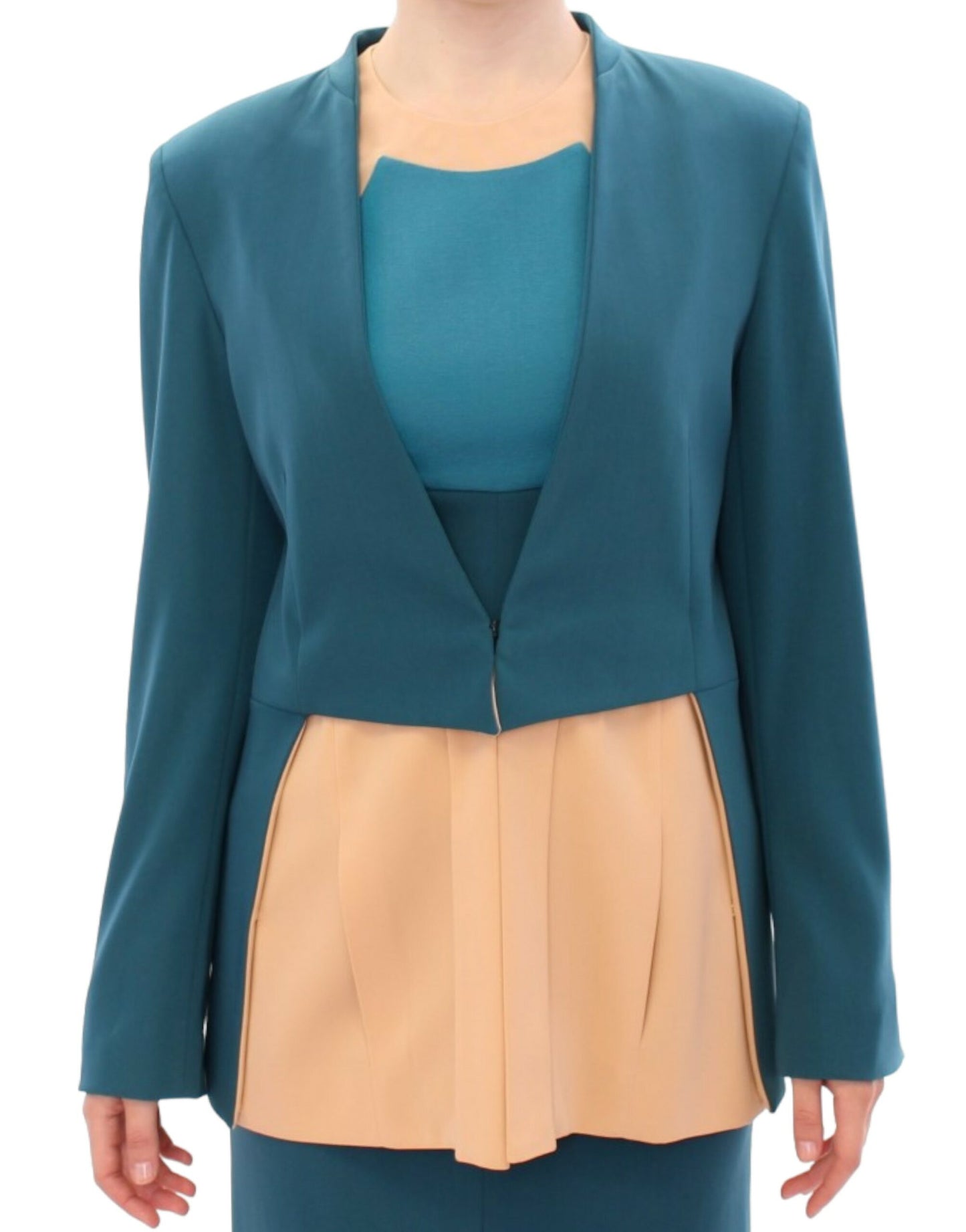 CO|TE Blue stretch blazer jacket