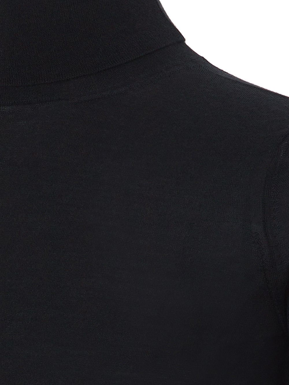 Colombo Elegant Black Cashmere Silk Blend Sweater