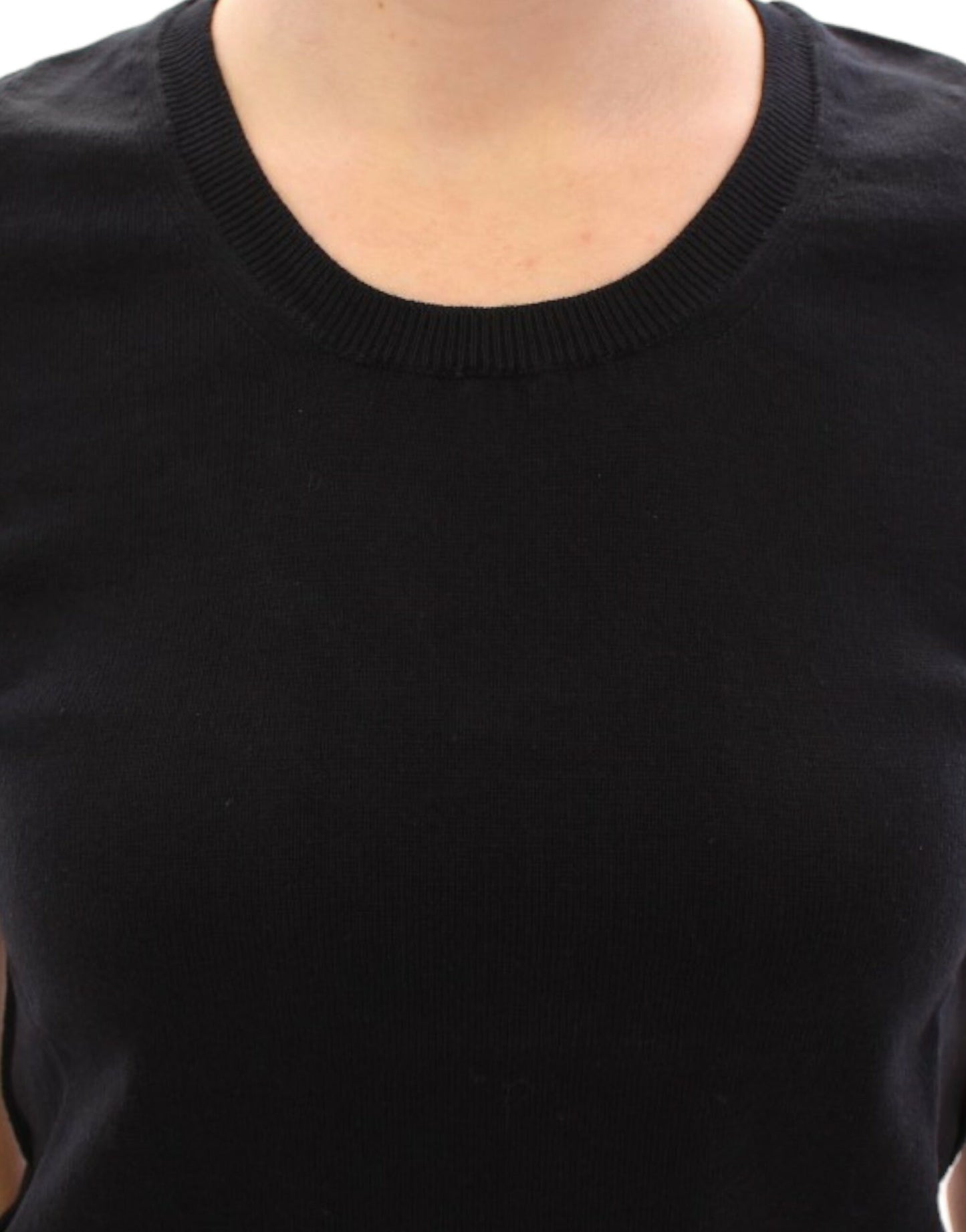 Dolce & Gabbana Black crewneck cotton t-shirt