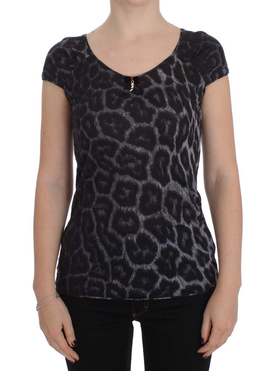 Chic Leopard Modal Top by Cavalli