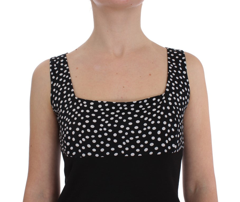 BENCIVENGA Chic Polka Dot Dress & Sweater Set