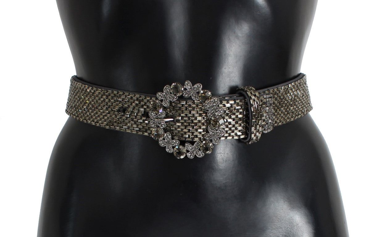 Dolce &Gabbana Crystal Buckle Pailletten taille riem