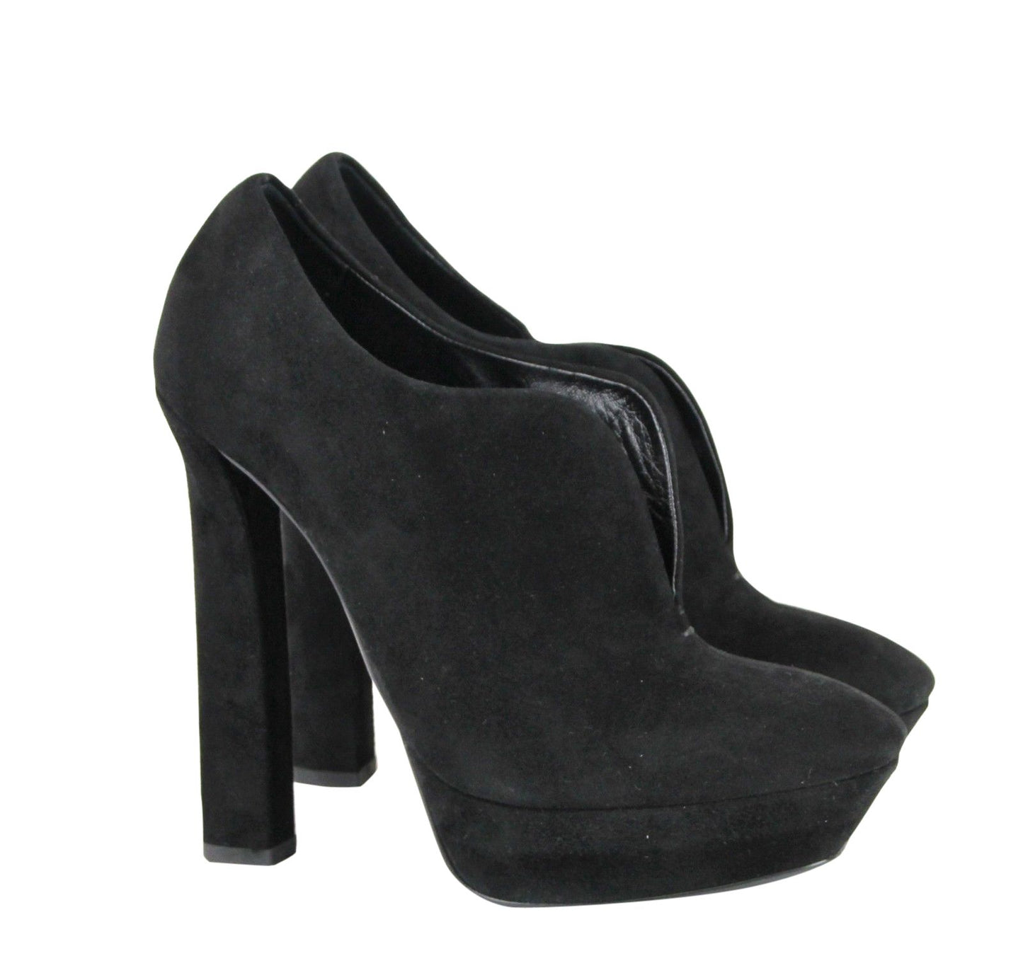 Bottega Veneta Black Suede Platform Boot Black