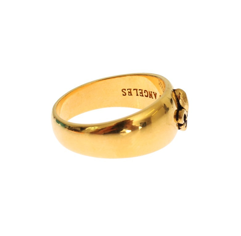 Nialaya Gold Plated 925 Silver Ring