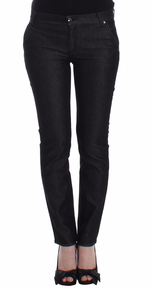 Ermanno Scervino Chic Black Skinny Jeans - Elegant & Slim Fit