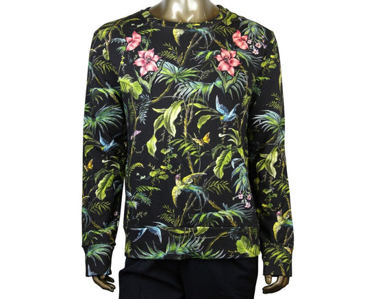 Gucci Gucci Men's Tropical Jungle Multicolor Cotton Small Sweatshirt