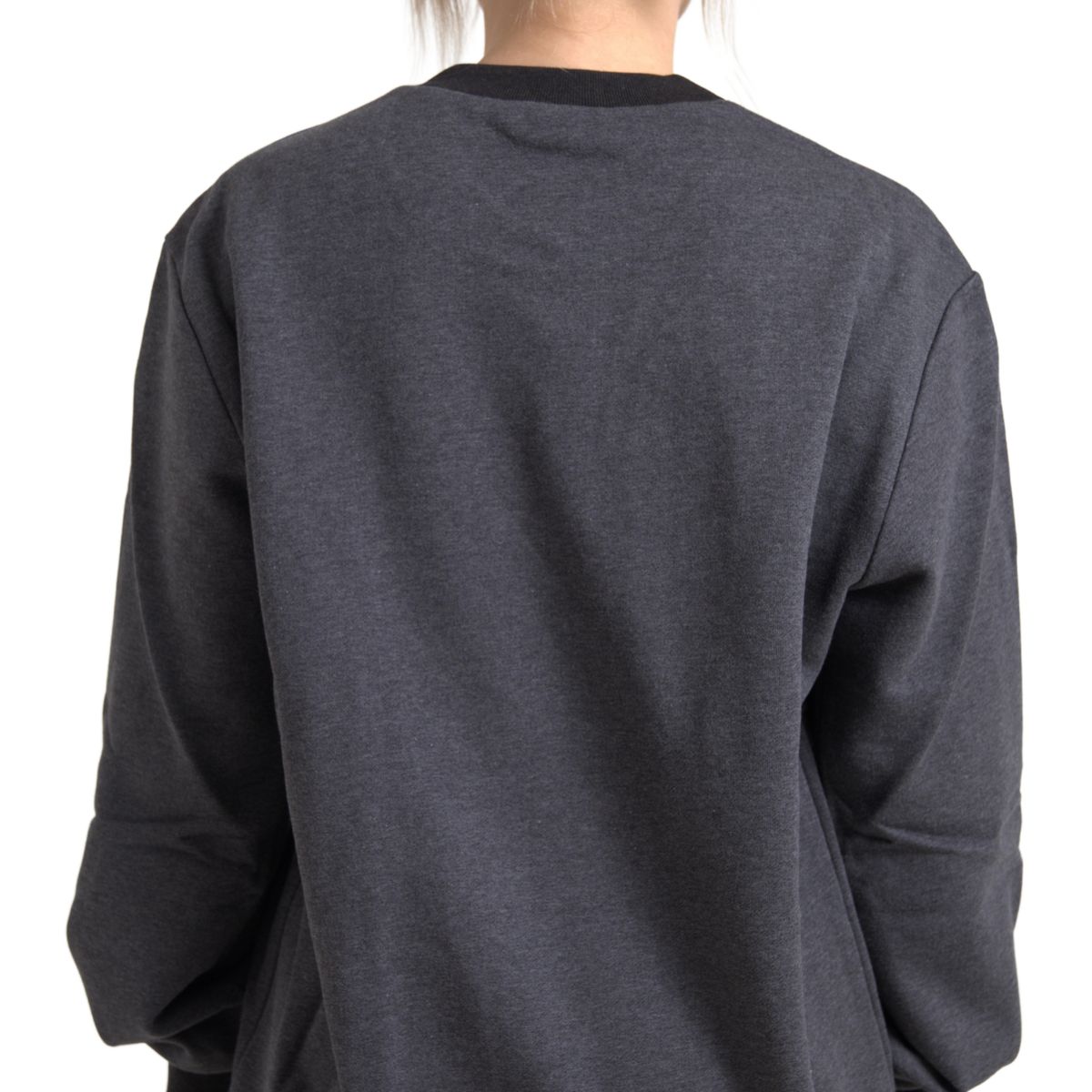 Dolce & Gabbana Dark Gray Cotton Crew Neck Pullover Sweater