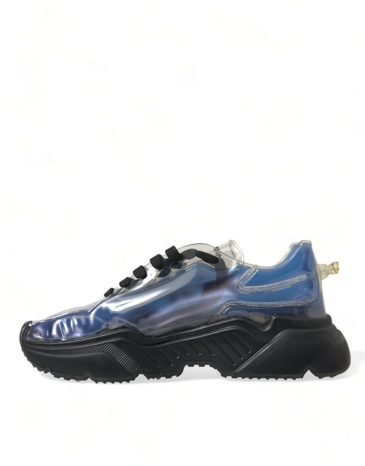 Dolce & Gabbana Blue Logo Inflatable Rubber Daymaster Sneakers Shoes