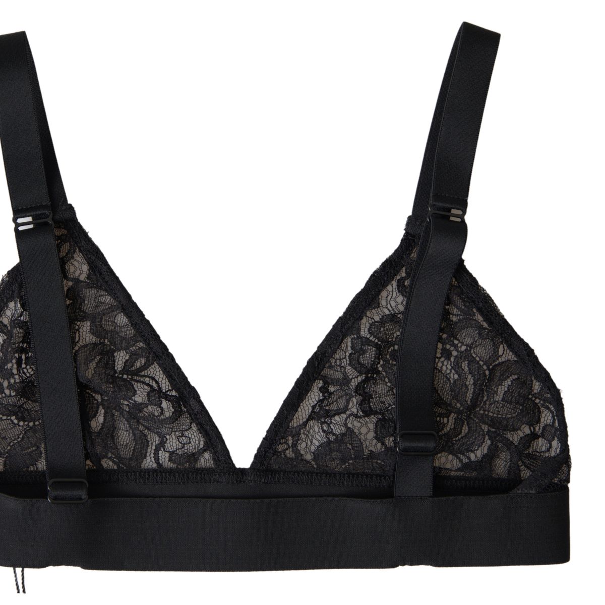 Dolce & Gabbana Elegant Floral Lace Stretch Balconcino Bra