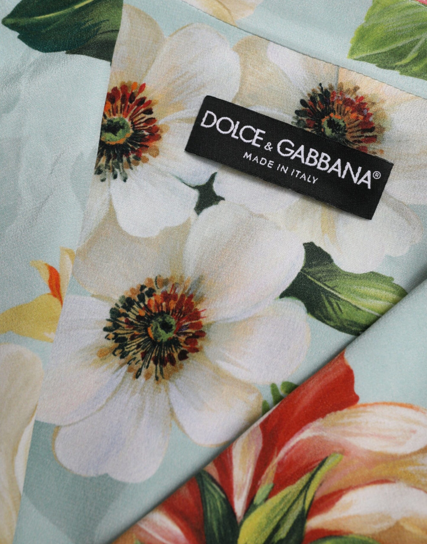 Dolce & Gabbana Multicolor Floral Silk Trench Coat Jacket