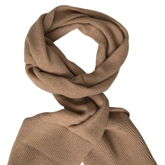 Dolce & Gabbana Elegant Camel-Hued Designer Scarf