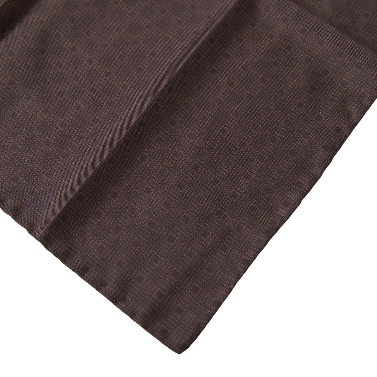 Dolce & Gabbana Elegant Silk Men's Square Scarf in Rich Brown