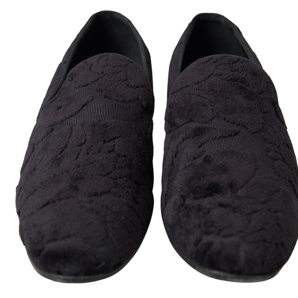 Dolce & Gabbana Exquisite Black Vintage Loafers for Men