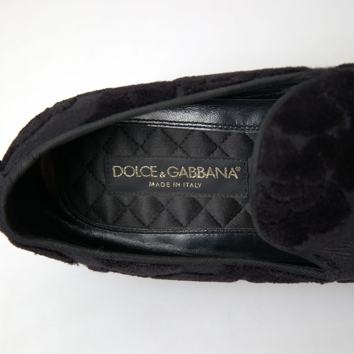 Dolce & Gabbana Exquisite Black Vintage Loafers for Men