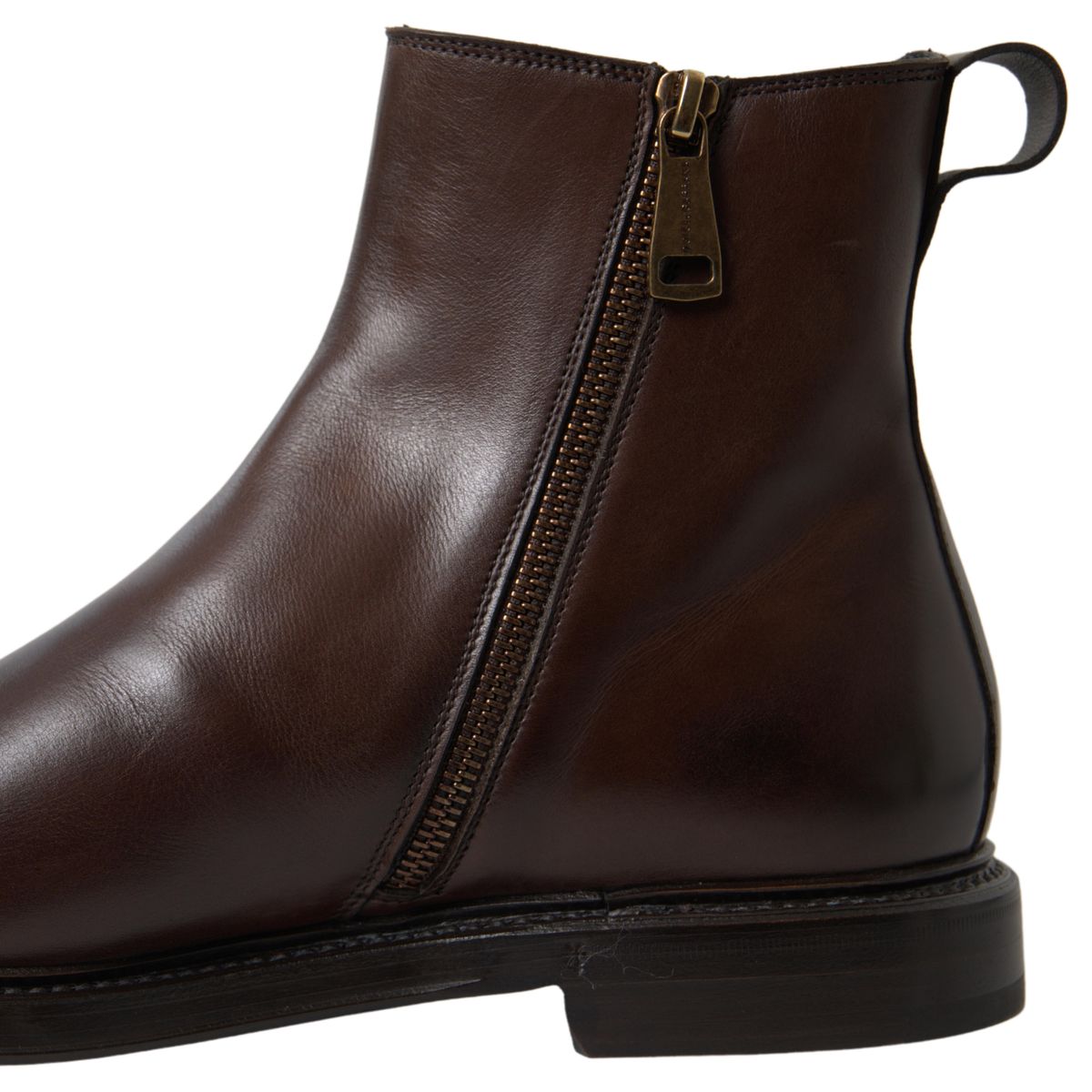 Dolce & Gabbana Elegant Leather Chelsea Boots