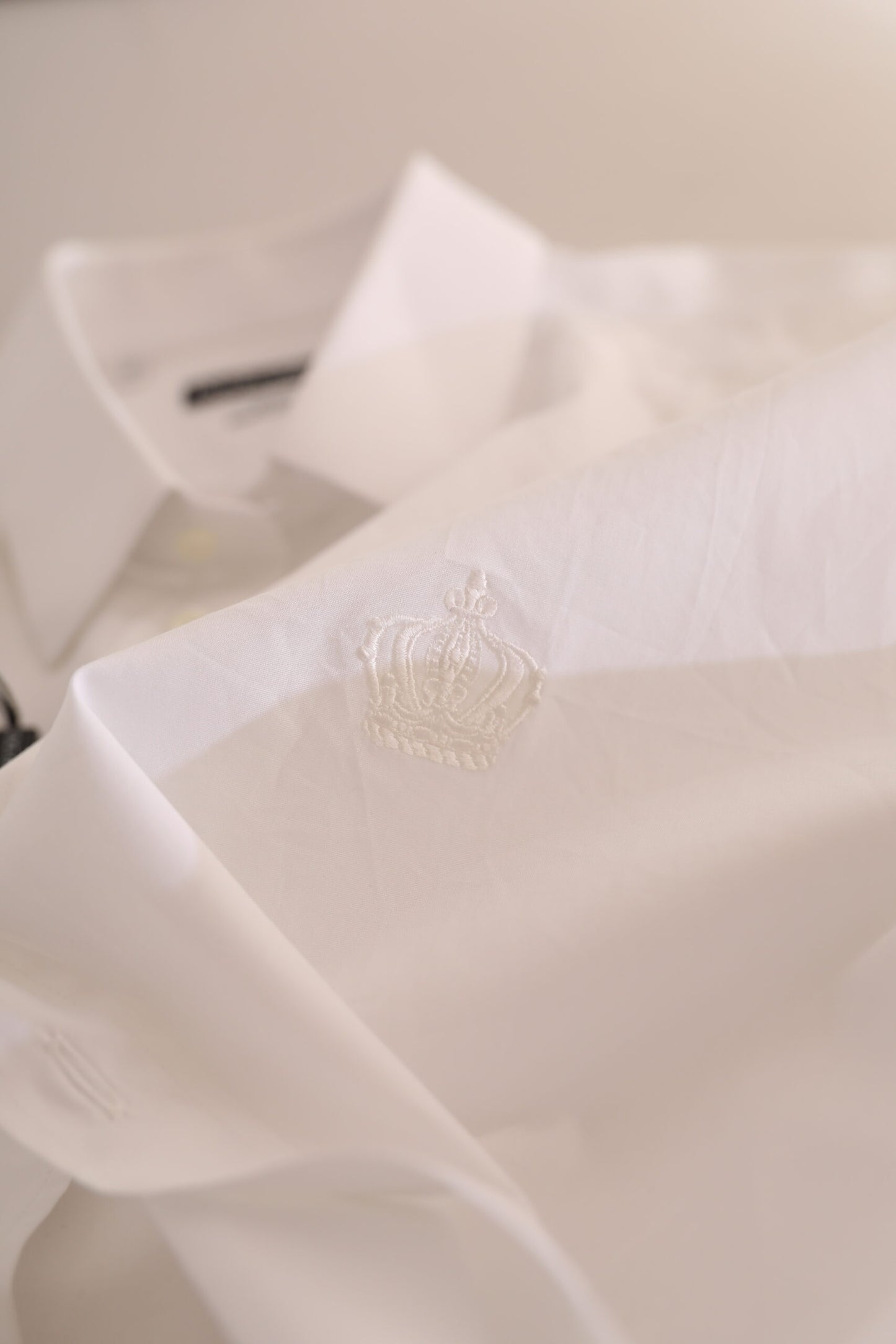 Dolce & Gabbana Elegant White Cotton Dress Shirt