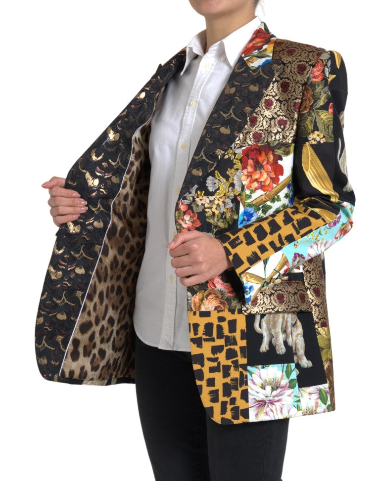 Dolce & Gabbana Elegant Multicolor Single Breasted Jacket