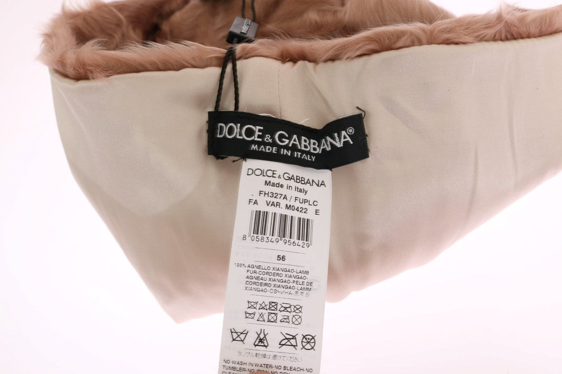 Dolce &Gabbana Beige Xiangao Lamsbont Muts