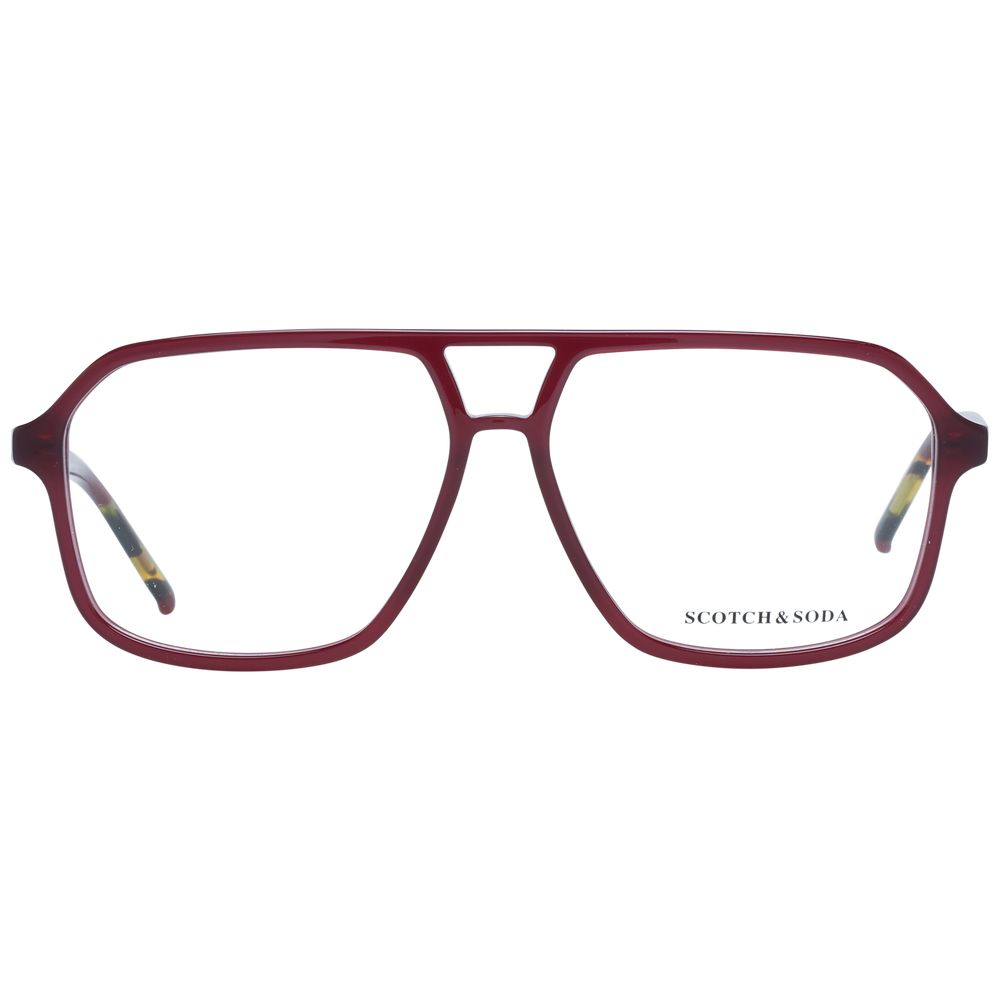 Scotch & Soda Burgundy Men Optical Frames