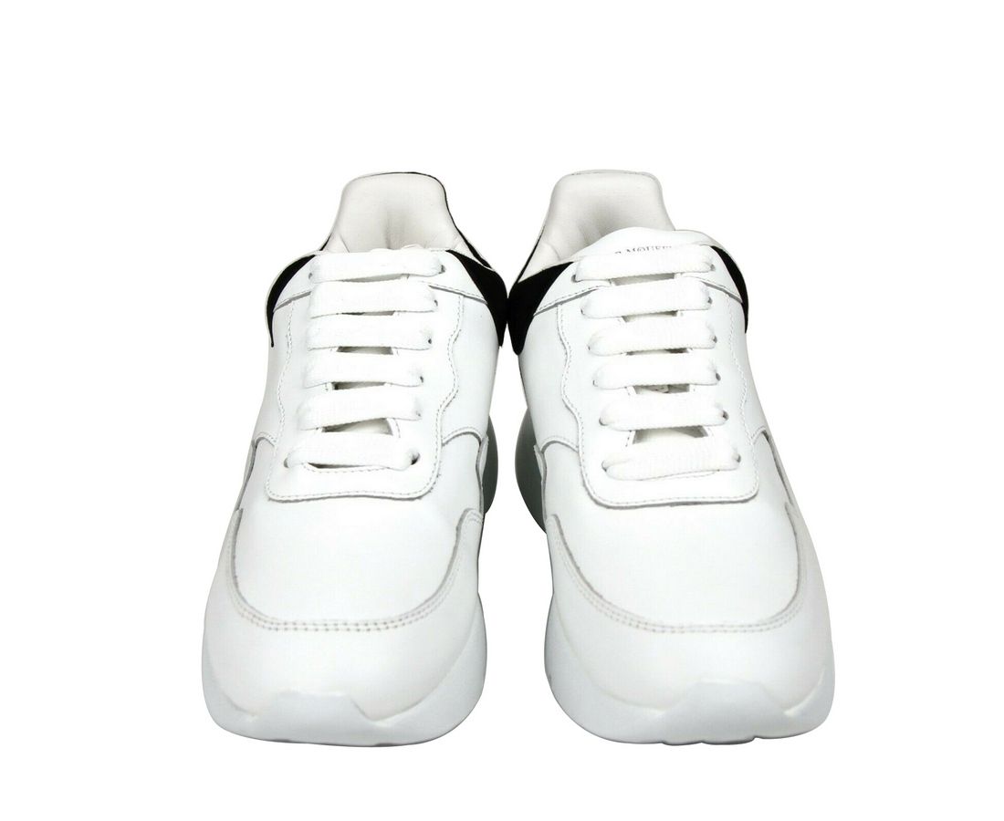 Alexander McQueen Alexander McQueen Women White Leather Suede Sneaker