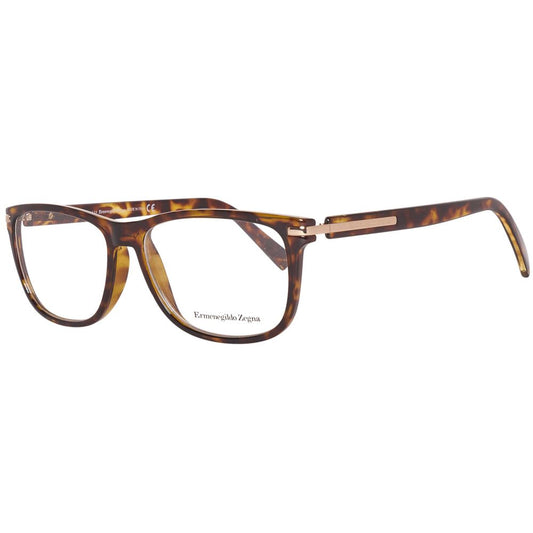 Ermenegildo Zegna Brown Men Optical Frames