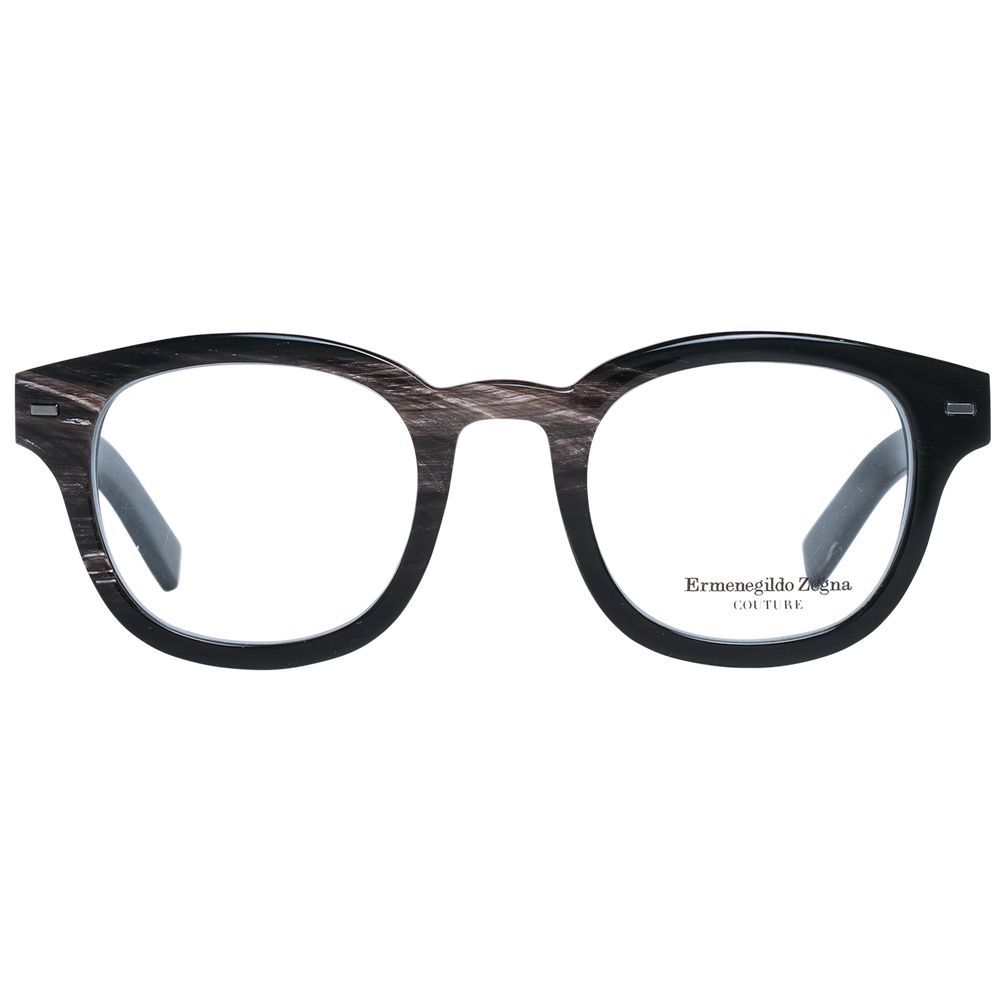 Zegna Couture Brown Men Optical Frames