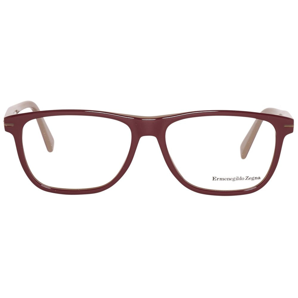 Ermenegildo Zegna Brown Men Optical Frames