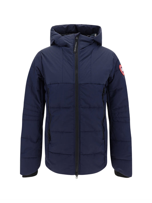 Canada Goose Elegant Hybridge Down Jacket in Atlantic Navy