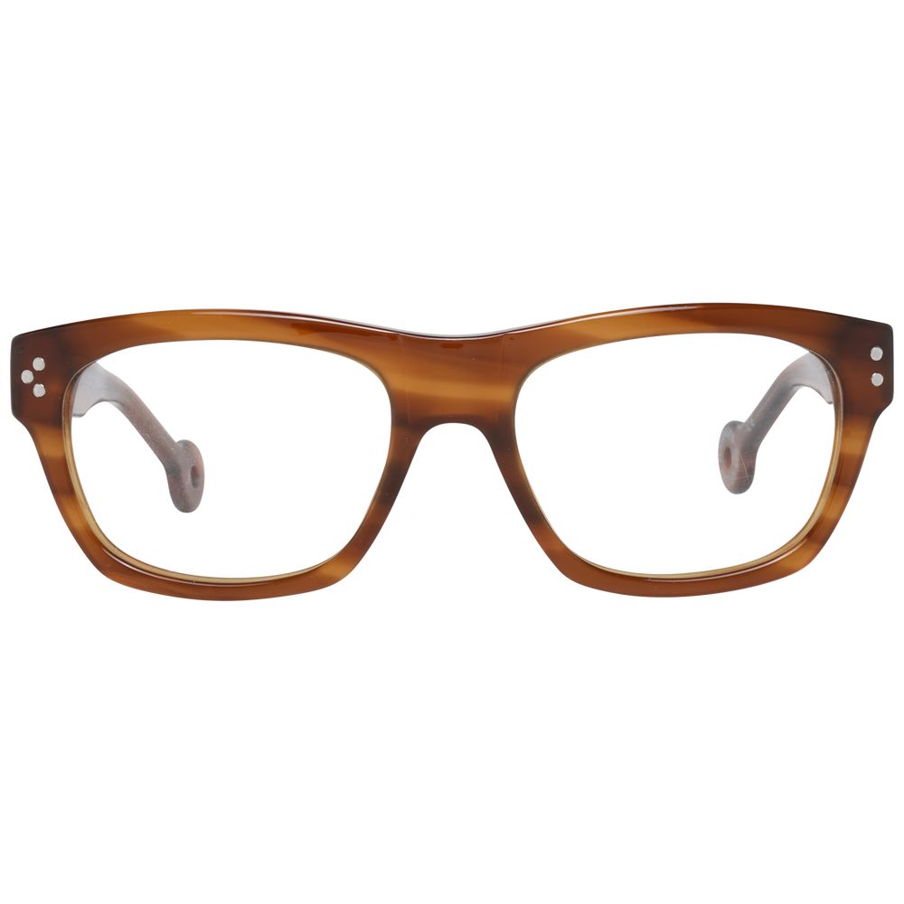 Hally & Son Brown Unisex Optical Frames