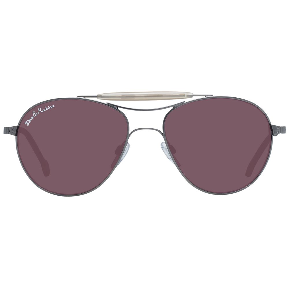 Hally & Son Gray Unisex Sunglasses