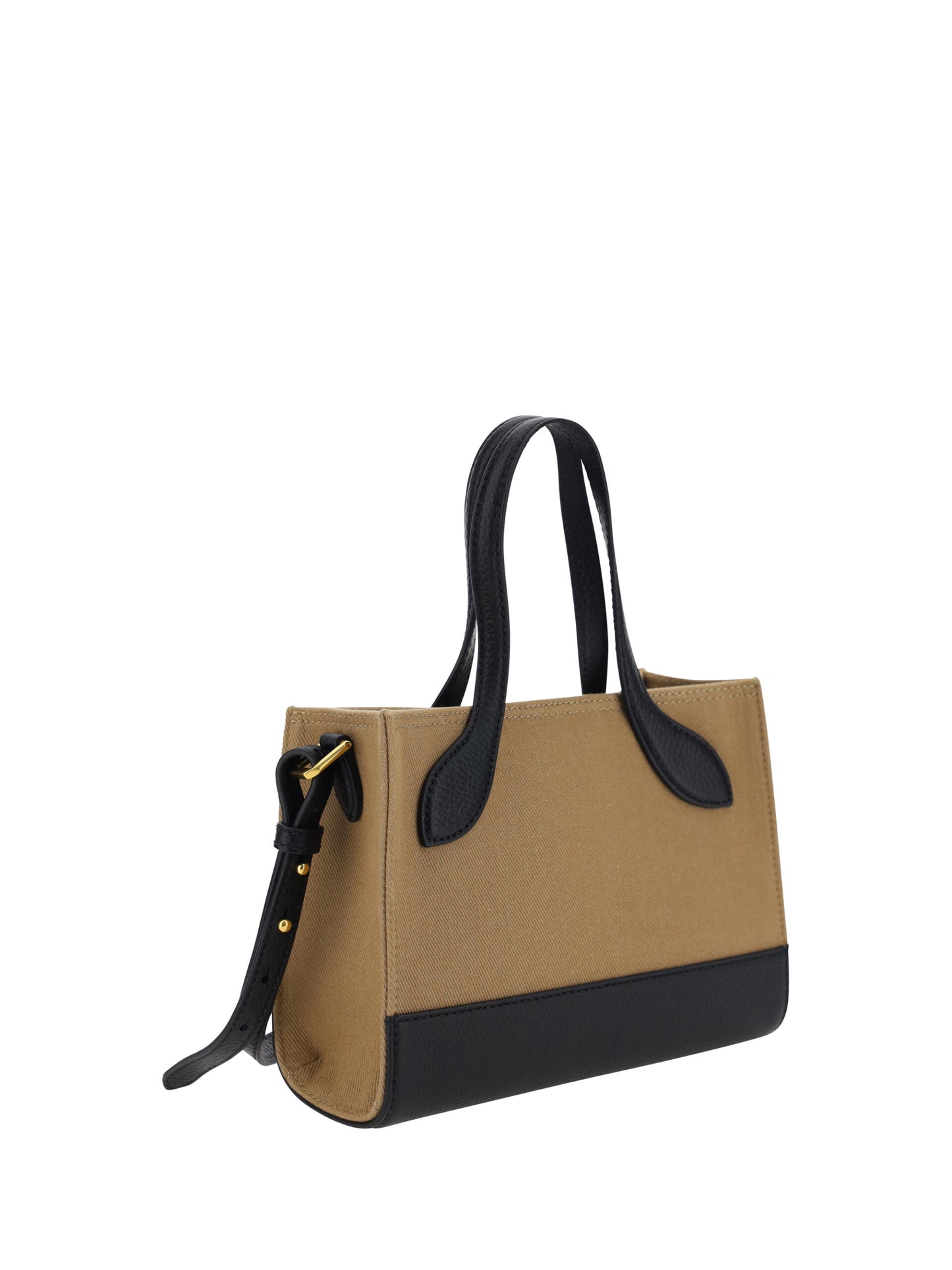 Bally Elegant Mini Two-Tone Leather Handbag