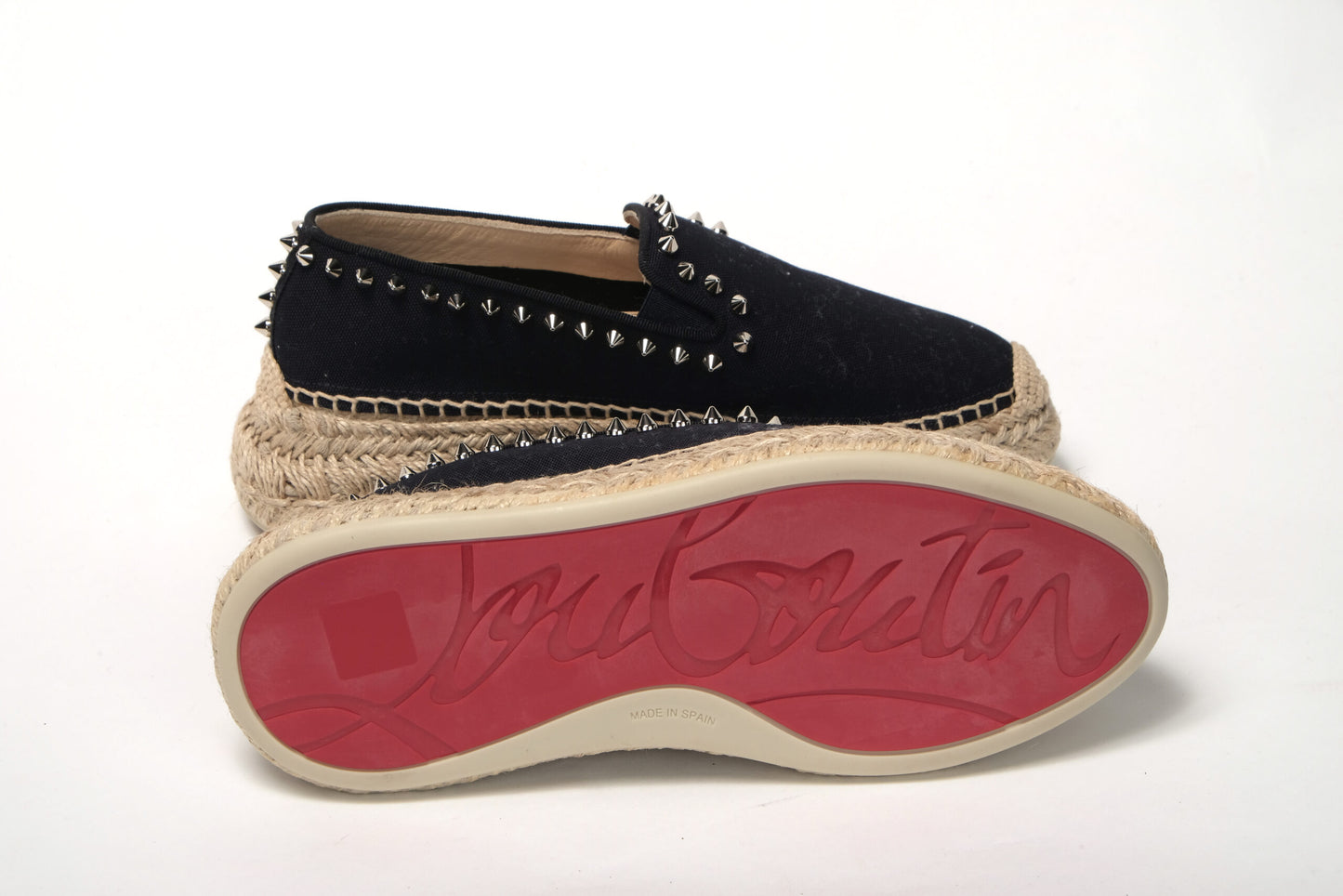 Christian Louboutin Obscur Black Platform Espadrille Espadrille Shoes