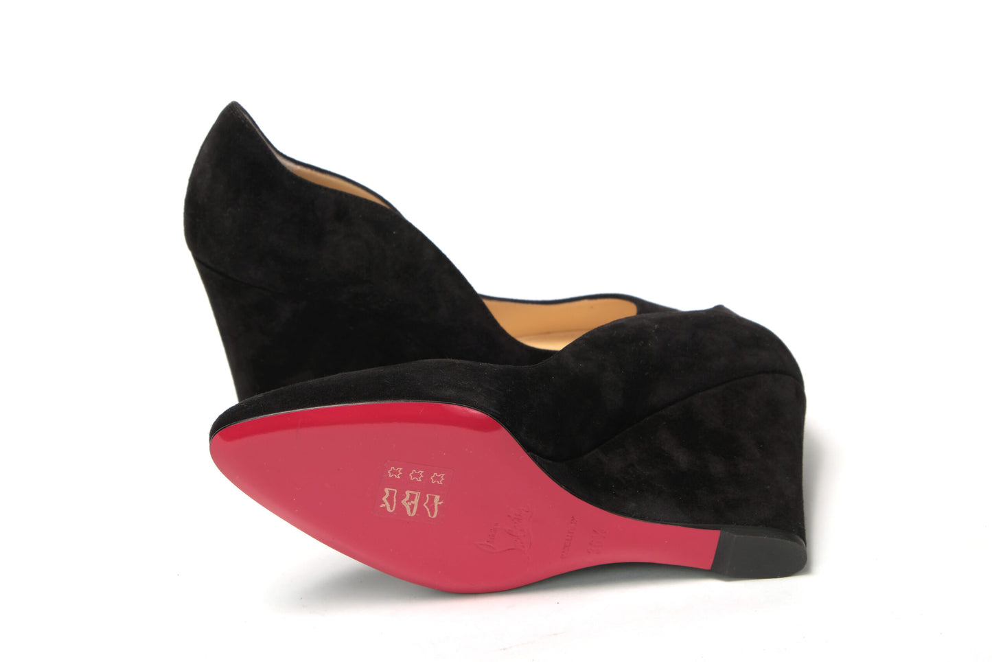 Christian Louboutin Black Tanja 85 Veau Heel