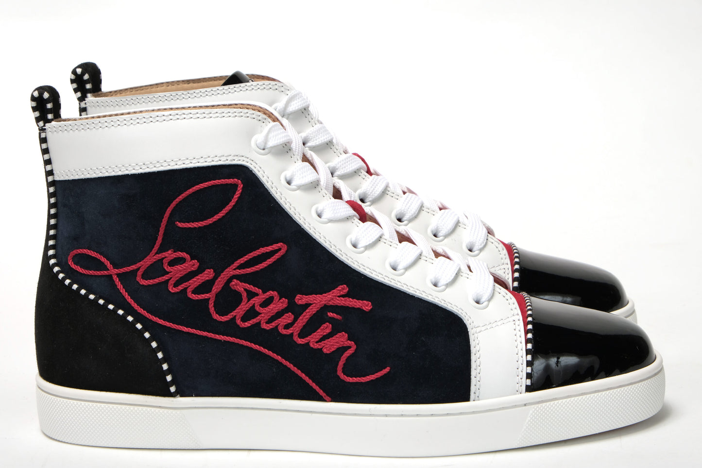 Christian Louboutin Multicolor Version Navy Louis Fklat Shoes