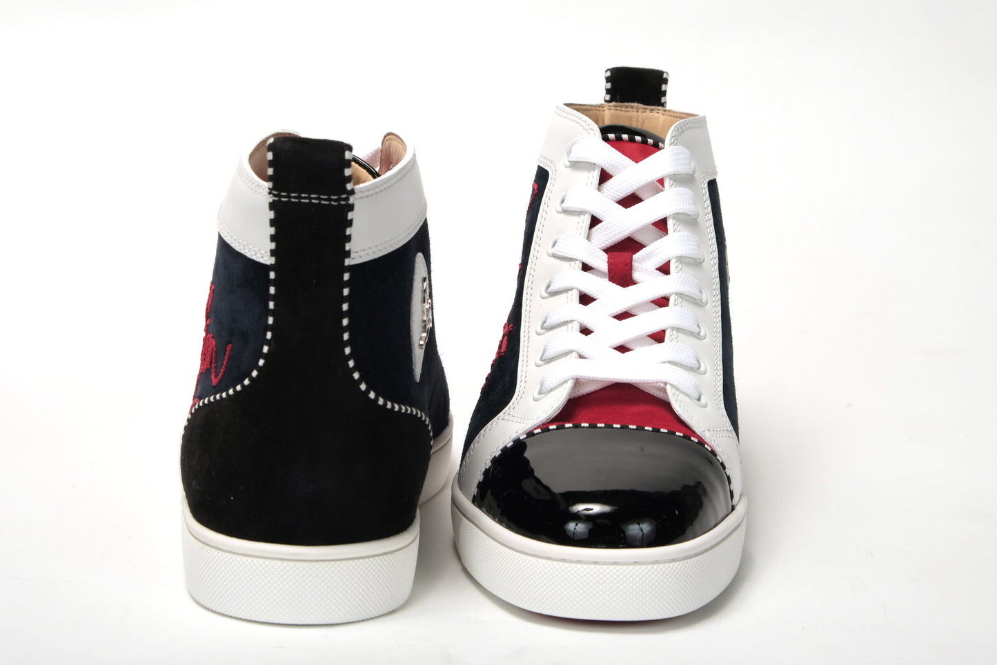 Christian Louboutin Multicolor Version Navy Louis Fklat Shoes