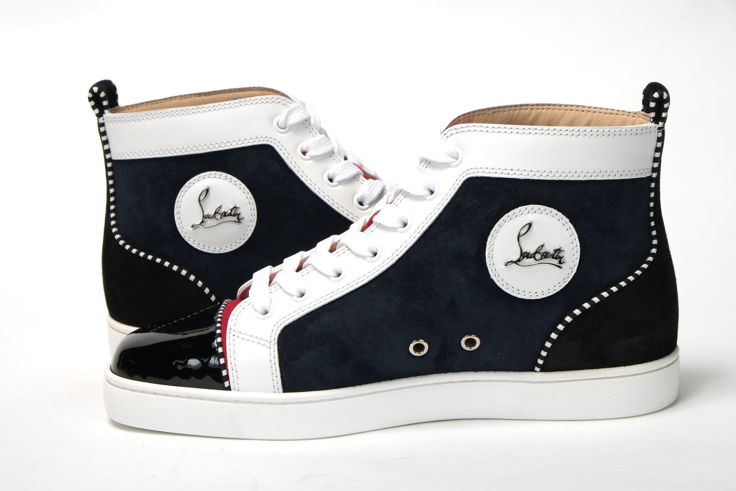 Christian Louboutin Multicolor Version Navy Louis Fklat Shoes