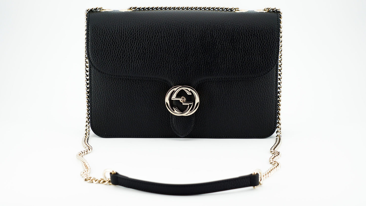 Gucci Elegant Calf Leather Shoulder Bag