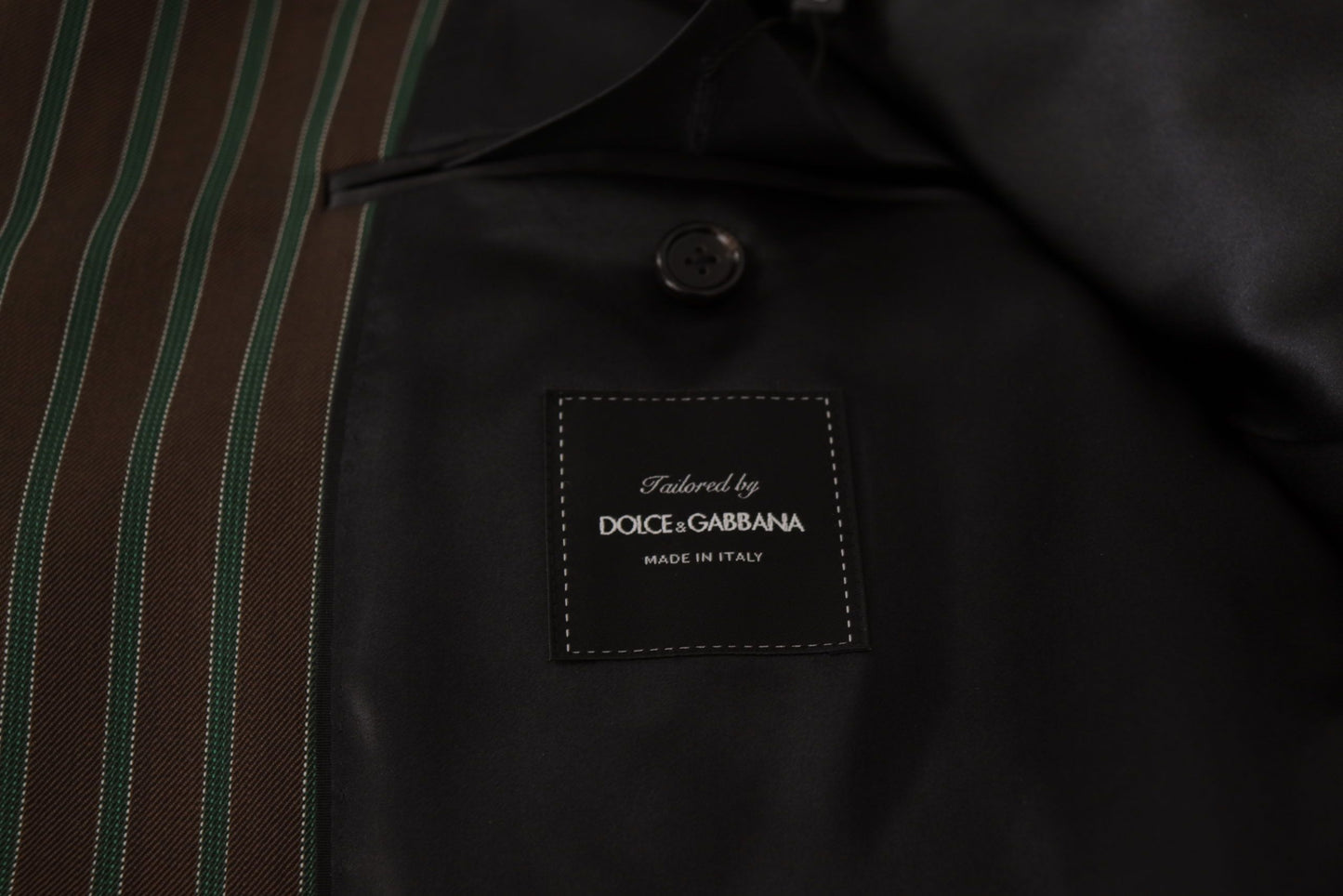 Dolce & Gabbana Multicolor Striped Double Breasted Blazer