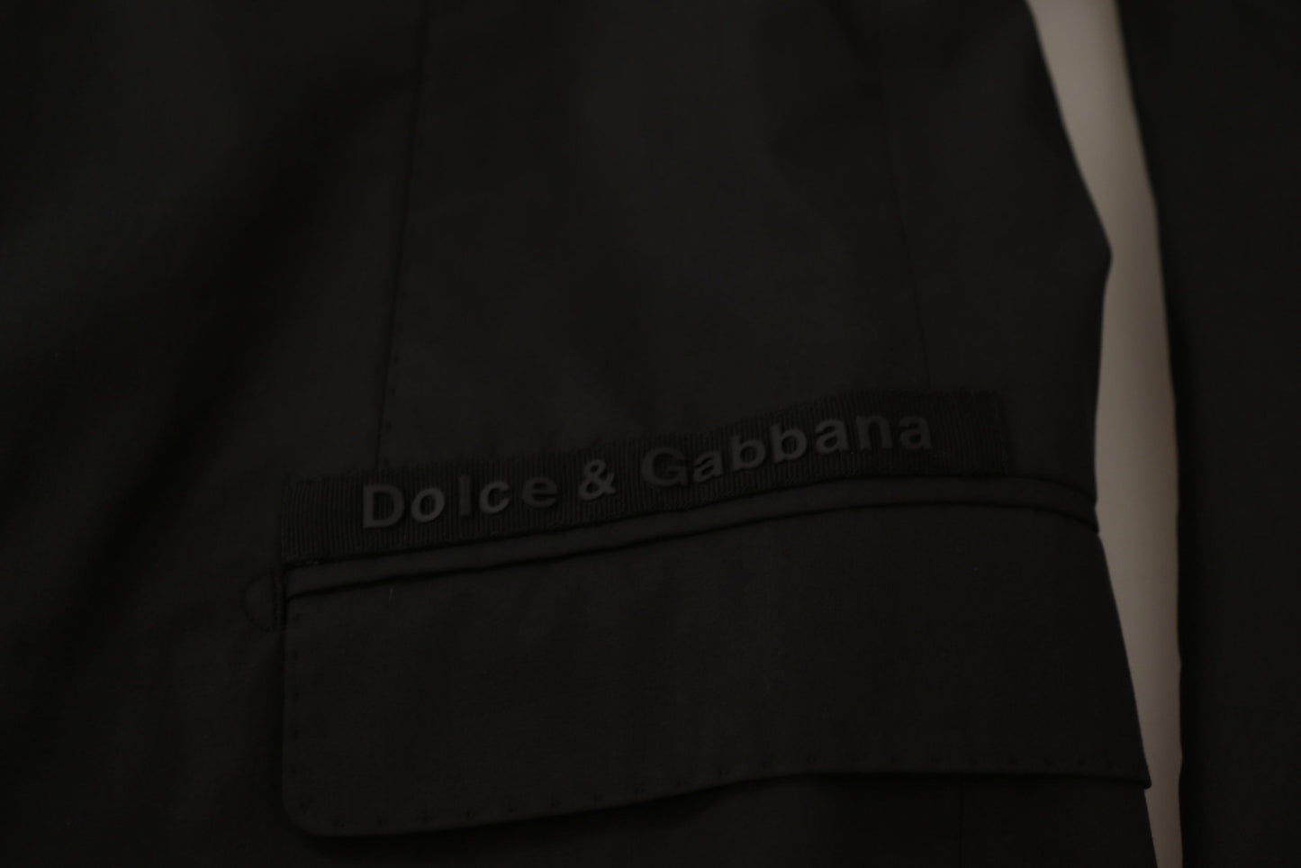 Dolce & Gabbana Elegant Taormina Black Cotton Blazer