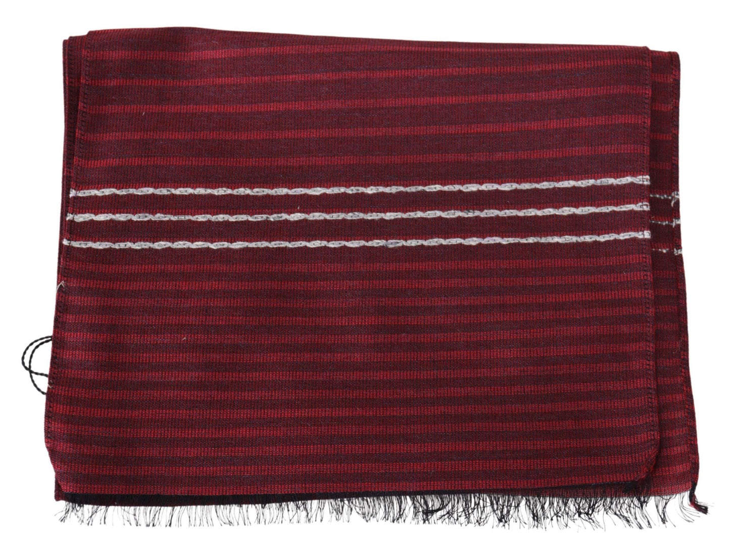 Missoni Chic Wool Silk Blend Striped Scarf