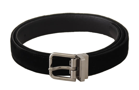 Dolce & Gabbana Elegant Velvet Designer Belt