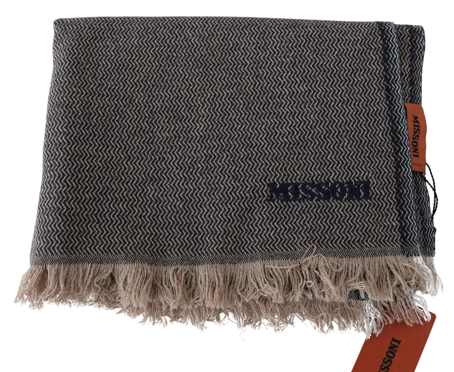 Missoni Elegant Cashmere Zigzag Scarf Unisex