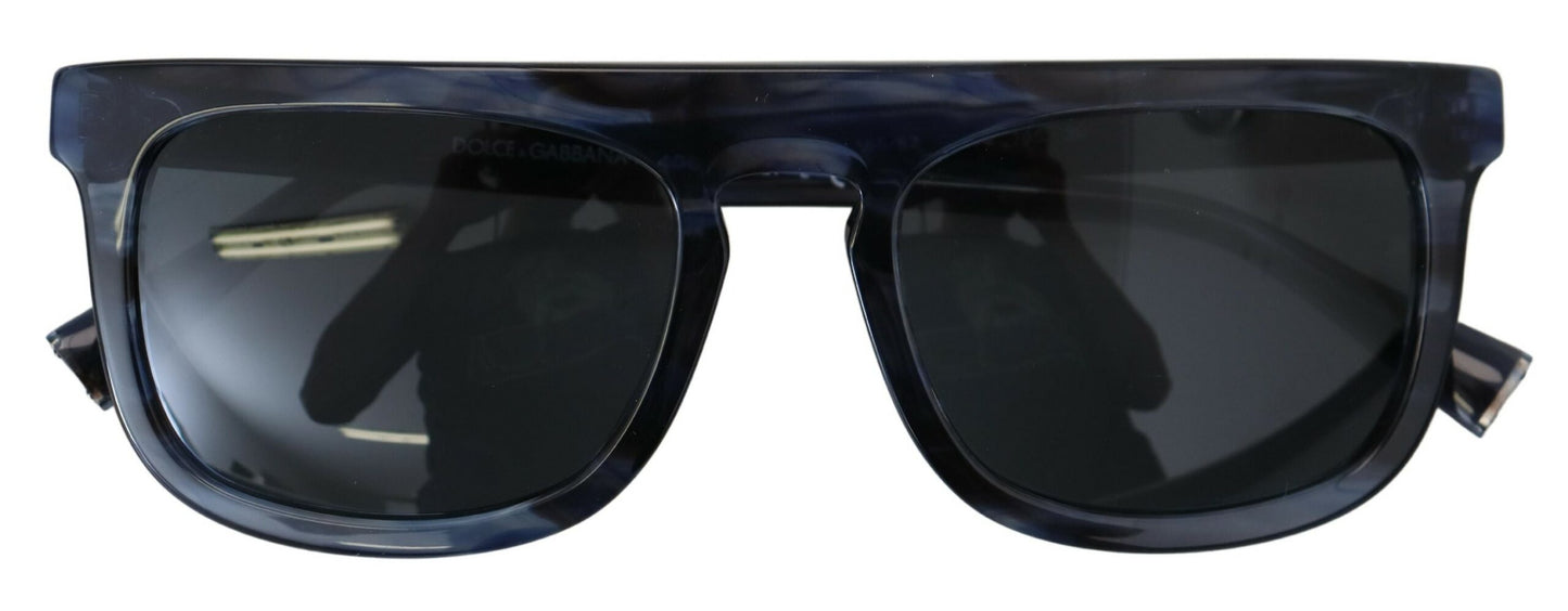 Dolce & Gabbana Elegant Blue Acetate Sunglasses