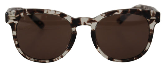 Dolce & Gabbana Chic Havana Brown Acetate Sunglasses