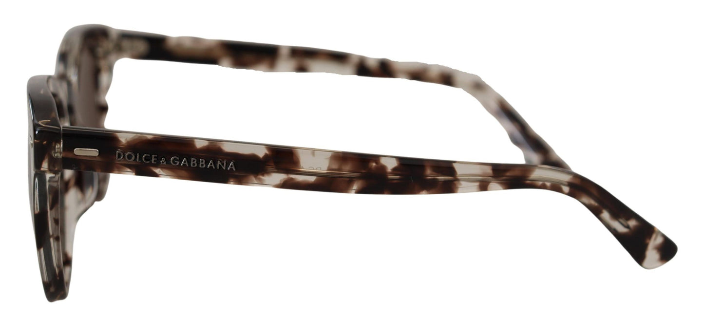 Dolce & Gabbana Chic Havana Brown Acetate Sunglasses