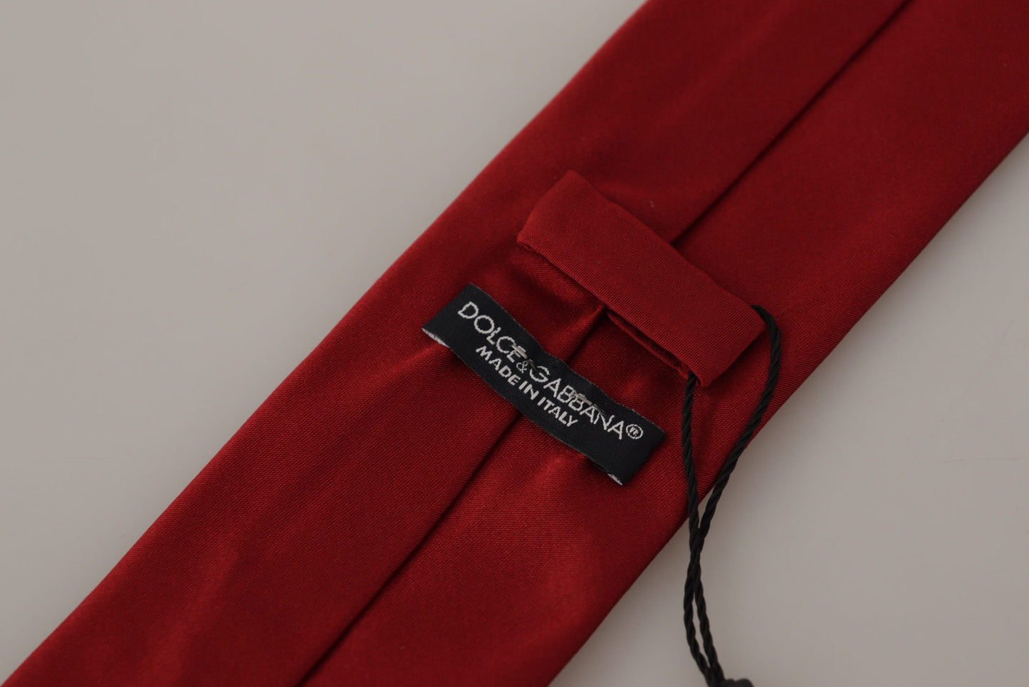 Dolce & Gabbana Exclusive Silk Red Tie