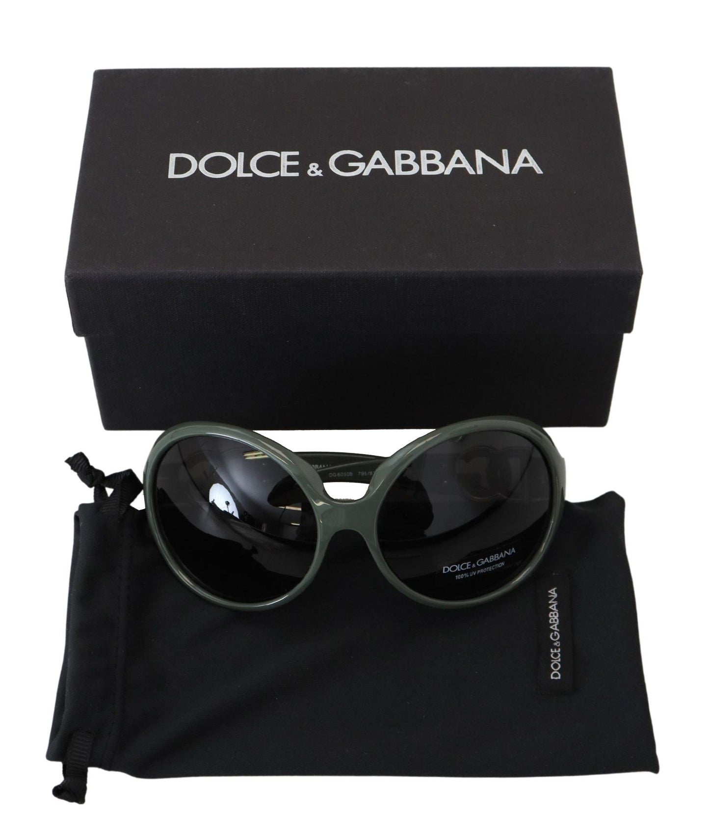 Dolce & Gabbana Emerald Allure Oversized Sunglasses