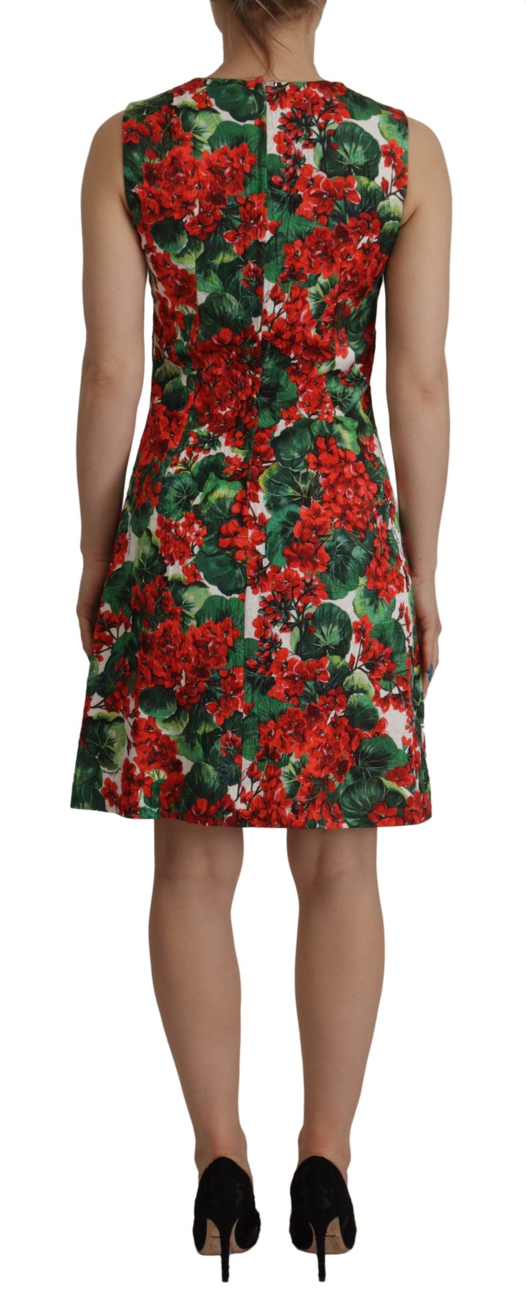 Dolce & Gabbana Multicolor Floral A-Line Dress