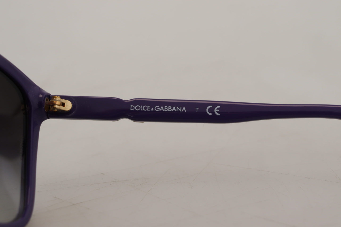 Dolce & Gabbana Elegant Violet Round Sunglasses for Women