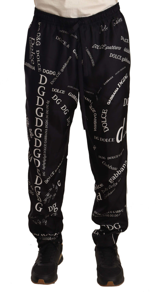 Dolce & Gabbana Elegant Silk Lounge Pants